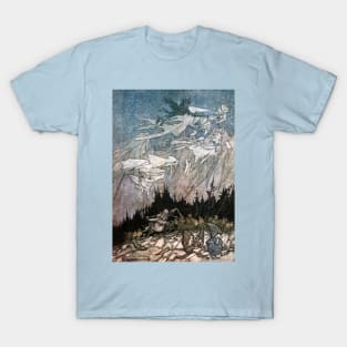 Spirits of the Catskill Mountains - Arthur Rackham T-Shirt